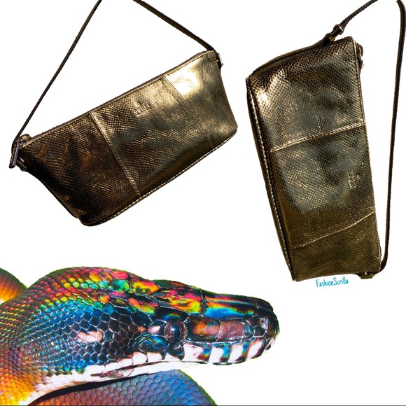 Gucci Exotic Mini Python Leather Bag Vintage Y2K Tom Ford - Picture 4 of 17